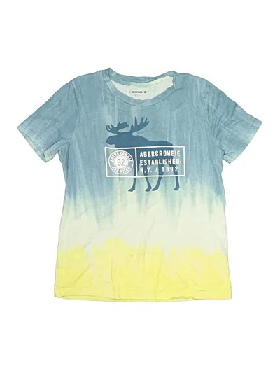 Pre-owned Abercrombie Kids' Short Sleeve T-shirt In Blue