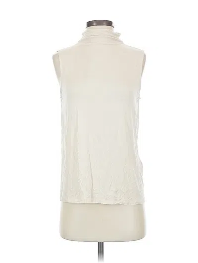 Pre-owned Banana Republic Sleeveless T-shirt In White