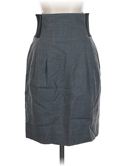 Pre-owned Bcbgmaxazria Formal Skirt In Gray