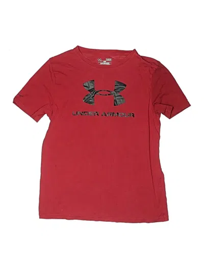 Pre-owned Under Armour Kids' Short Sleeve T-shirt In Red