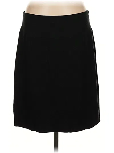 Pre-owned Jjill Casual Skirt In Black
