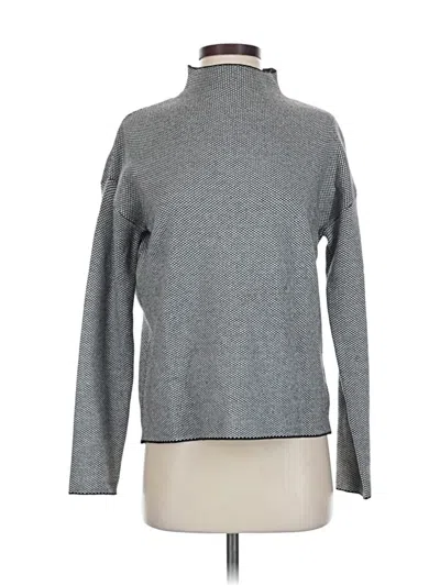 Pre-owned Tahari Turtleneck Sweater In Gray