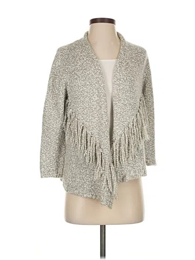 Pre-owned Alfred Dunner Cardigan Sweater In Gray