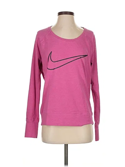 Pre-owned Nike Long Sleeve T-shirt In Pink
