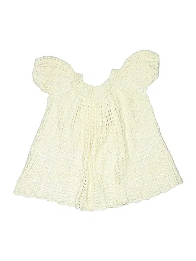 Pre-owned Unbranded Kids' Cardigan Sweater In White