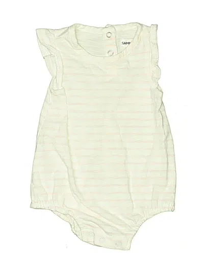 Pre-owned Sammy + Nat Babies' Short Sleeve Onesie In Green
