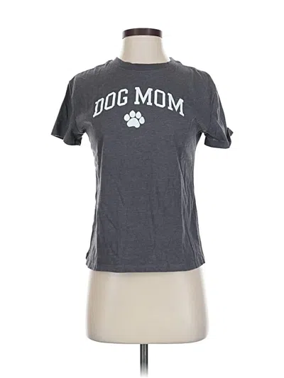 Pre-owned Modern Lux Short Sleeve T-shirt In Gray