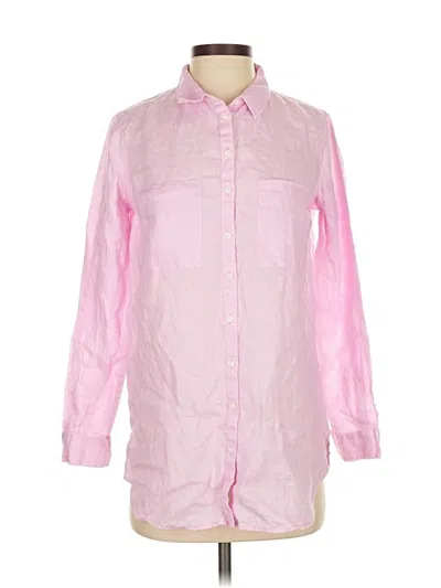 Pre-owned Boden Long Sleeve Button Down Shirt In Pink