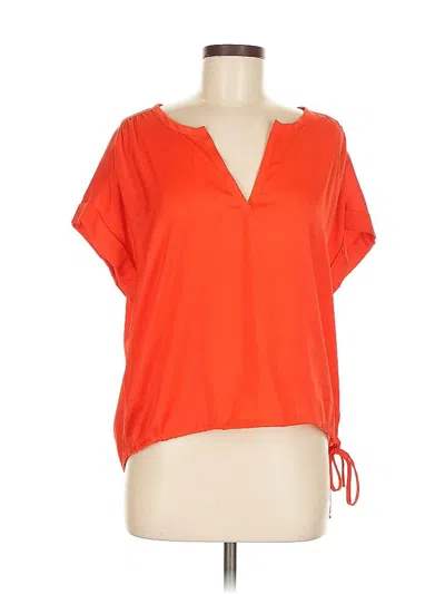 Pre-owned Bcbgmaxazria Short Sleeve T-shirt In Orange