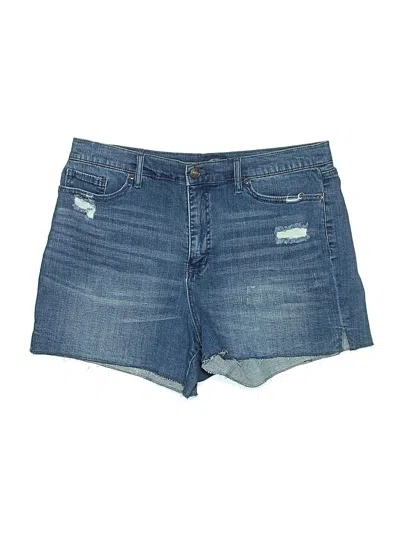 Pre-owned Scoop Denim Shorts In Blue