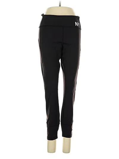 Pre-owned Lululemon Athletica Track Pants In Black