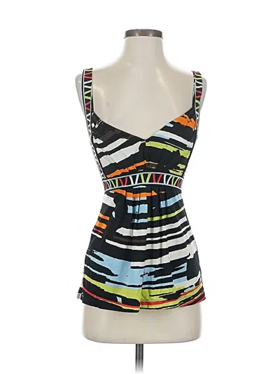 Pre-owned Bcbgmaxazria Sleeveless Top Black Sweetheart Neckline Tops