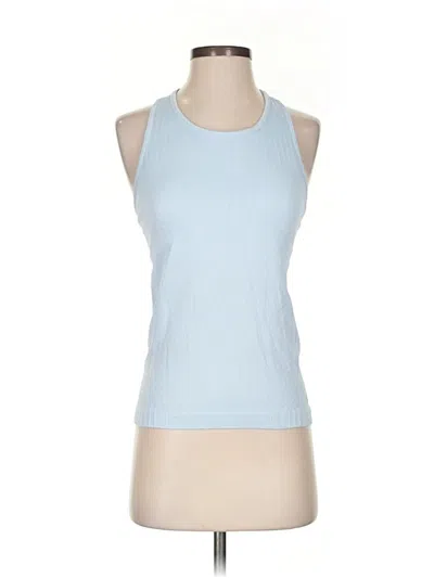 Pre-owned Hind Tank Top Blue Halter Neckline Tops