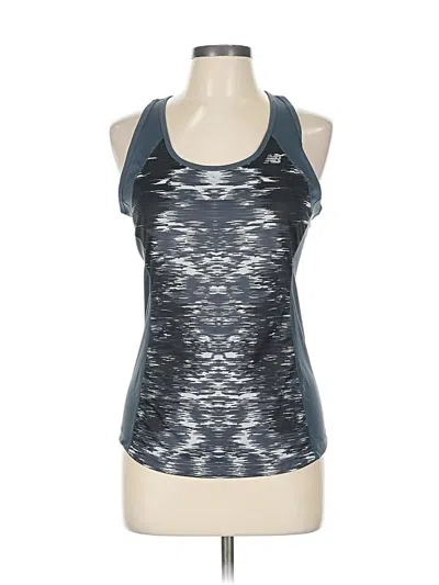 Pre-owned New Balance Active Tank Top In Blue