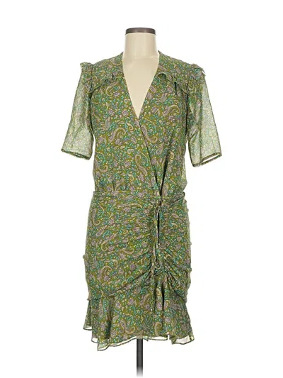 Pre-owned Veronica Beard Cocktail Dress In Green