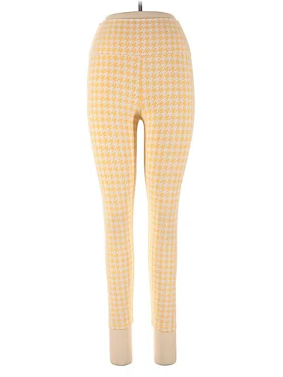 Pre-owned Carbon38 Casual Pants In Yellow