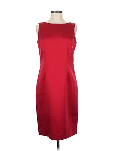 Pre-owned Talbots Cocktail Dress In Burgundy