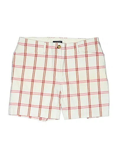 Pre-owned Lands' End Khaki Shorts In White