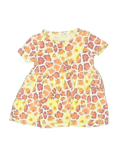 Pre-owned Pact Kids' Dress In Orange