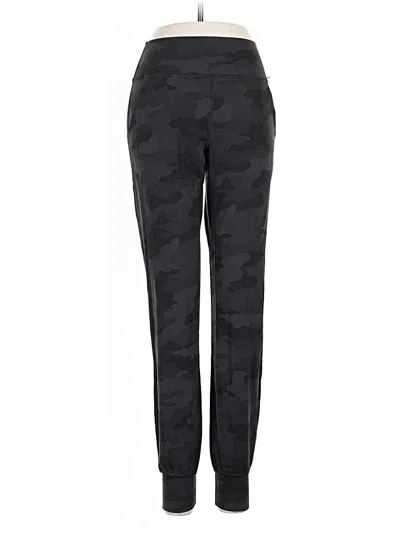 Pre-owned Lululemon Athletica Track Pants In Black