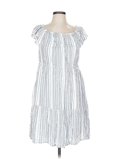 Pre-owned Tommy Bahama Casual Dress In White