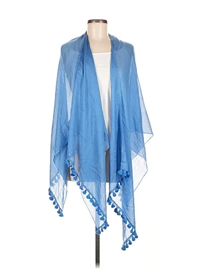 Pre-owned Talbots Swimsuit Cover Up In Blue