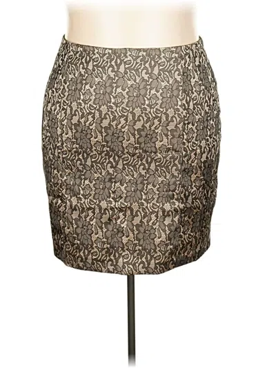 Pre-owned Lane Bryant Formal Skirt In Black