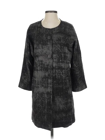 Pre-owned Eileen Fisher Blazer Jacket In Gray