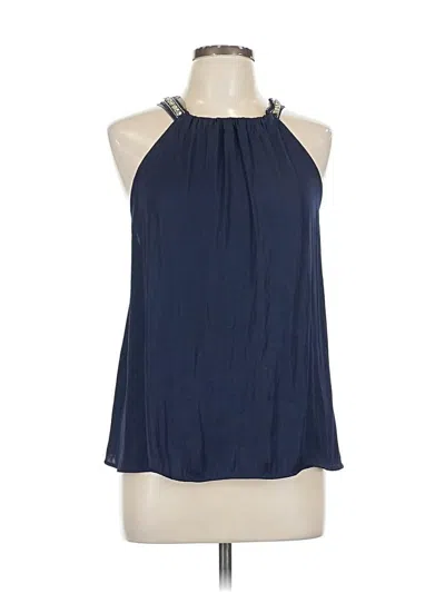 Pre-owned By Anthropologie Sleeveless Blouse In Blue