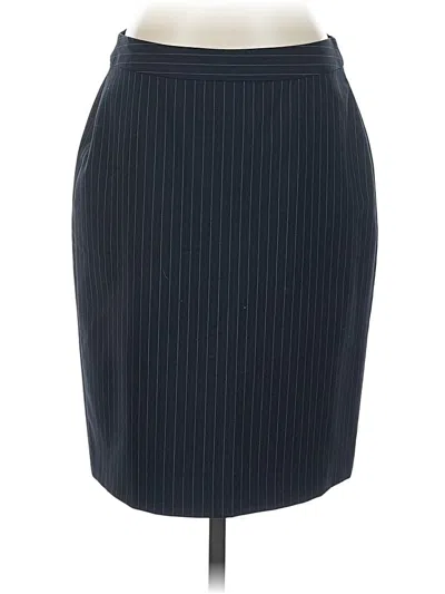 Pre-owned Brooks Brothers Formal Skirt In Blue