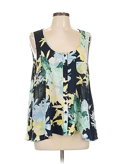 Pre-owned Style & Co Sleeveless Blouse In Blue