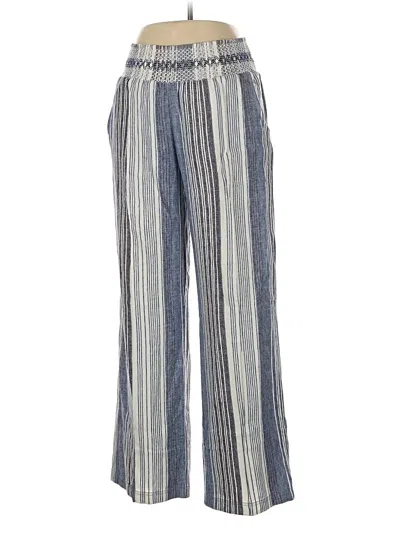 Pre-owned Maurices Linen Pants In Blue