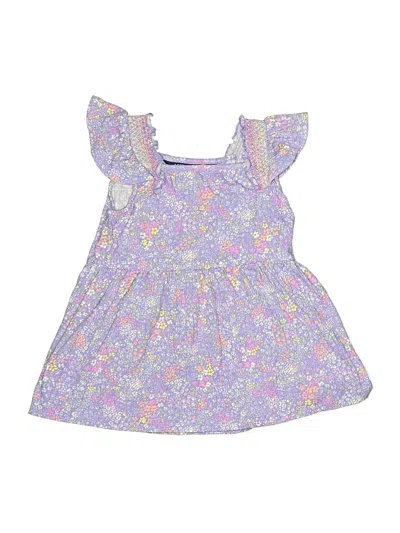 Pre-owned Lands' End Kids'  Dress In Purple
