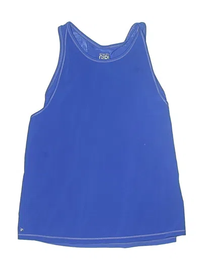 Pre-owned Athleta Girl Kids' Sleeveless T-shirt In Blue