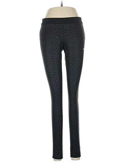 Pre-owned Nike Active Pants In Black