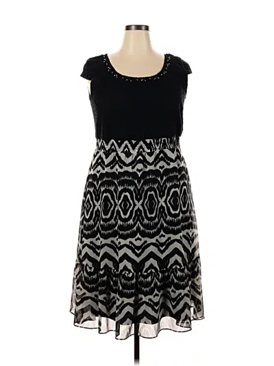 Pre-owned Dressbarn Casual Dress In Black