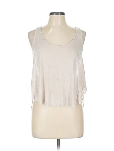 Pre-owned En Creme Sleeveless T-shirt In White