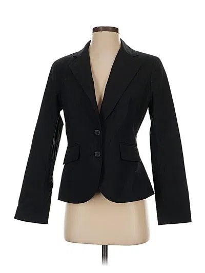 Pre-owned New York And Company Blazer Jacket In Black