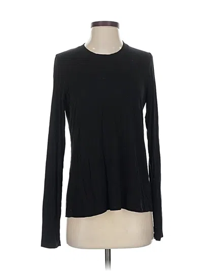 Pre-owned Marine Layer Long Sleeve T-shirt In Black