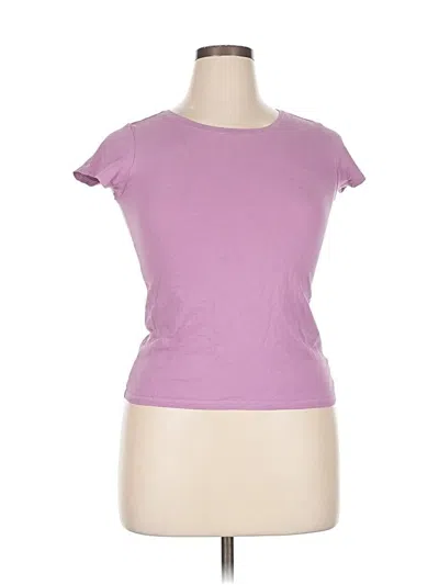 Pre-owned Life Is Good Short Sleeve T-shirt In Purple