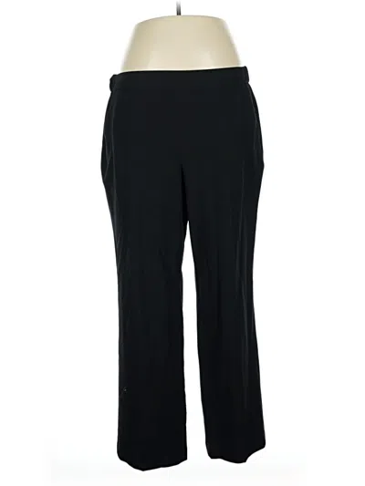 Pre-owned Kasper Dress Pants In Black