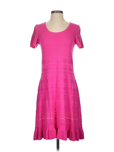 Pre-owned Ming Wang Casual Dress In Pink