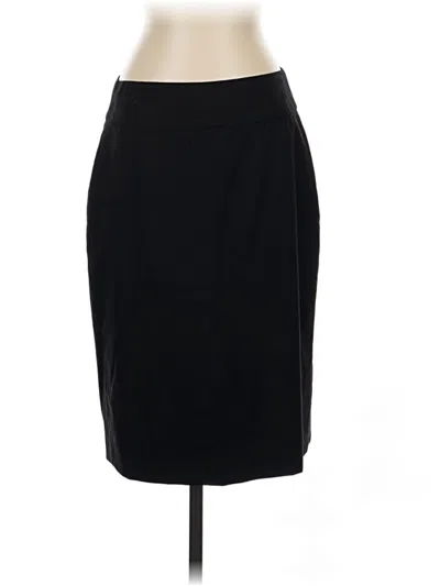 Pre-owned Banana Republic Wool Skirt In Black