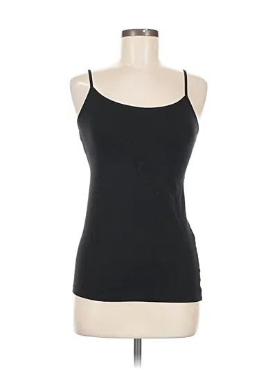 Pre-owned Felina Tank Top Black Halter Neckline Tops