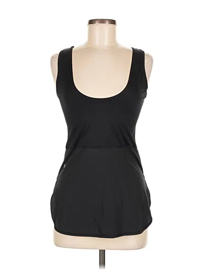Pre-owned Lululemon Athletica Tank Top Black Strapless Neckline Tops
