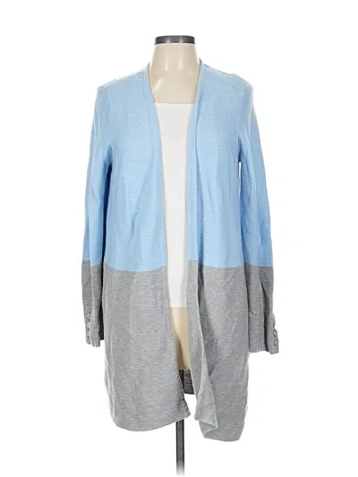 Pre-owned Rafaella Cardigan Sweater In Blue
