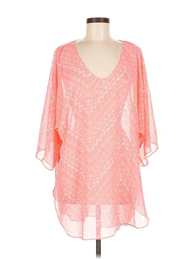 Pre-owned O'neill 3/4 Sleeve Blouse In Orange