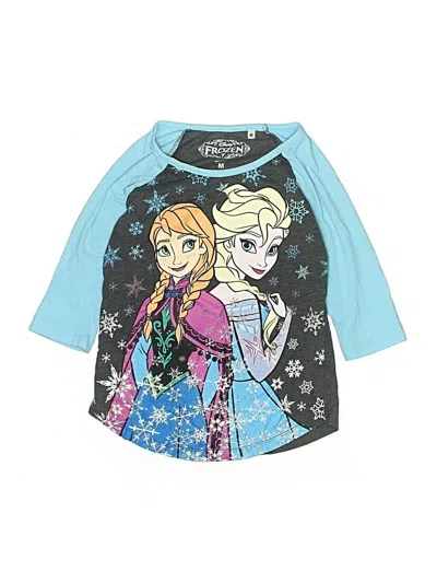 Pre-owned Disney Kids' 3/4 Sleeve T-shirt In Blue