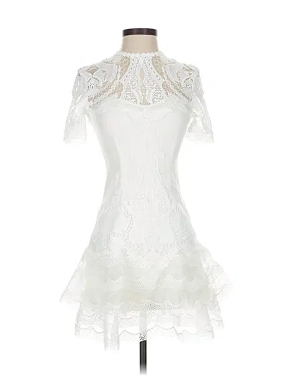 Pre-owned Simkhai Cocktail Dress In White