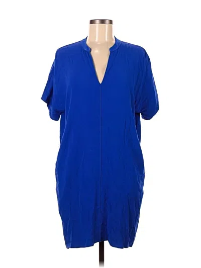 Pre-owned Vince Casual Dress In Blue